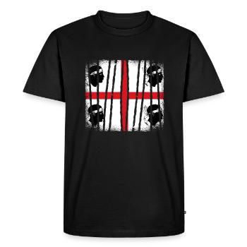 Sardinia flag Sardinian flag Sardegna flag - Men's Premium Organic T-Shirt - black - Front - Nico (187cm)