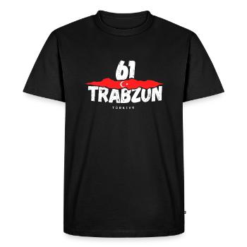 Trabzon 61 Turquie Türkiye - T-shirt Premium bio Homme - noir - Devant - Nico (187cm)