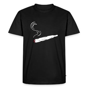 joint design kiffen - T-shirt Premium bio Homme - noir - Devant - Nico (187cm)