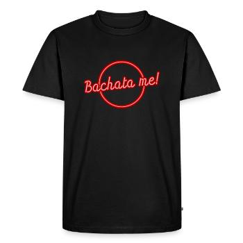 Bachata Me - Men's Premium Organic T-Shirt - black - Front - Nico (187cm)