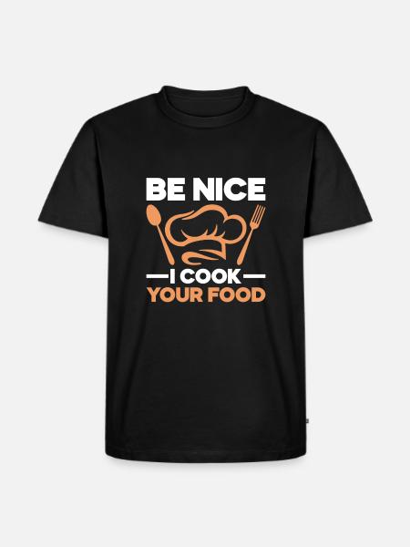 Chef Restaurant Chef - Men's Premium Organic T-Shirt - black