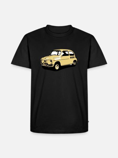 600 - Men's Premium Organic T-Shirt - black