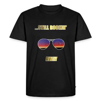 ... still rockin’away - T-shirt Premium bio Homme - noir - Devant - Nico (187cm)