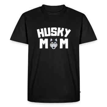 Husky Mama Dogs Pet Mother's Day Gift Husky - Men's Premium Organic T-Shirt - black - Front - Nico (187cm)