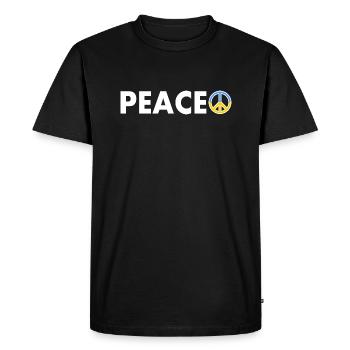 peace - T-shirt Premium bio Homme - noir - Devant - Nico (187cm)
