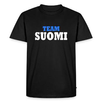 Team suomi - T-shirt Premium bio Homme - noir - Devant - Nico (187cm)