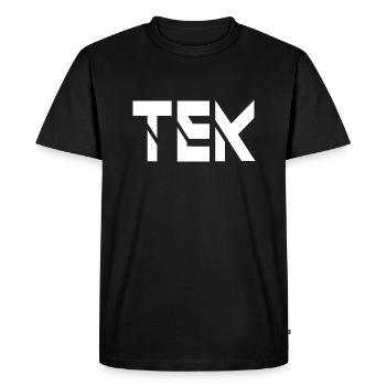 Tek - T-shirt Premium bio Homme - noir - Devant - Nico (187cm)
