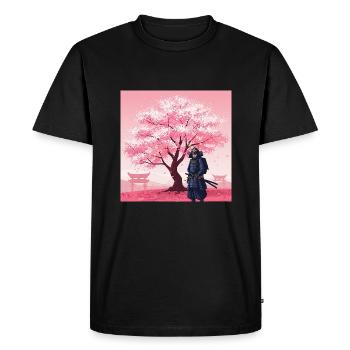 Samouraïs : les guerriers de l’ancien Japon - T-shirt Premium bio Homme - noir - Devant - Nico (187cm)