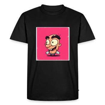 Cartoon Mayhem : une représentation humoristique - T-shirt Premium bio Homme - noir - Devant - Nico (187cm)