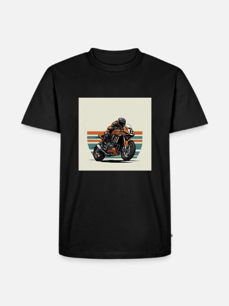 The art of motorcycling - Men's Premium Organic T-Shirt - black