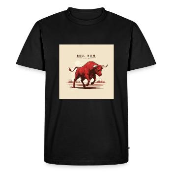 Bull Run - Succès, Marché boursier, Richesse, Argent - T-shirt Premium bio Homme - noir - Devant - Nico (187cm)