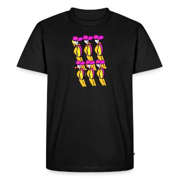 Gay Pride Day.english - T-shirt Premium bio Homme - noir - Devant - Nico (187cm)
