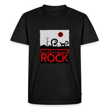 Rock souterrain - T-shirt Premium bio Homme - noir - Devant - Nico (187cm)
