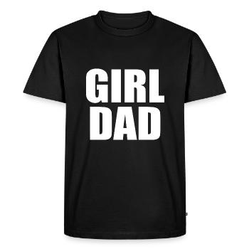 Girl dad - T-shirt Premium bio Homme - noir - Devant - Nico (187cm)