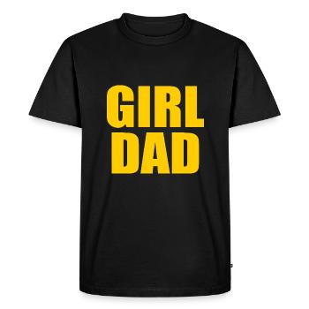 Girl dad - T-shirt Premium bio Homme - noir - Devant - Nico (187cm)