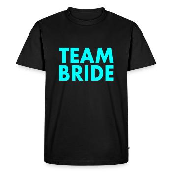 Team bride - T-shirt Premium bio Homme - noir - Devant - Nico (187cm)