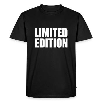 Limited edition - T-shirt Premium bio Homme - noir - Devant - Nico (187cm)