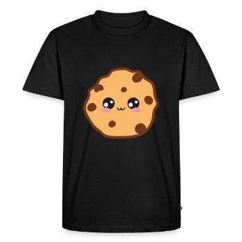 Cookie Cute Kawaii - Men's Premium Organic T-Shirt - black - Front - Nico (187cm)