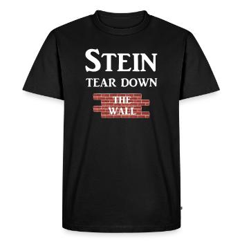 Jill stone tear down the wall in white - Men's Premium Organic T-Shirt - black - Front - Nico (187cm)