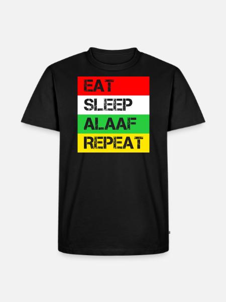 Eat Sleep Alaaf Repeat | Carnival Cologne Celebrations - Men's Premium Organic T-Shirt - black