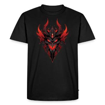 Dark Demond Fire Head - T-shirt Premium bio Homme - noir - Devant - Nico (187cm)