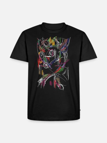 Art - Painting / Sketch - Men's Premium Organic T-Shirt - black