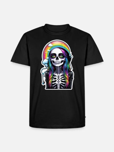 Halloween - Rock & Rainbow - Men's Premium Organic T-Shirt - black