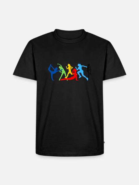Der Kult um den Körper - Männer Premium Bio T-Shirt - Schwarz