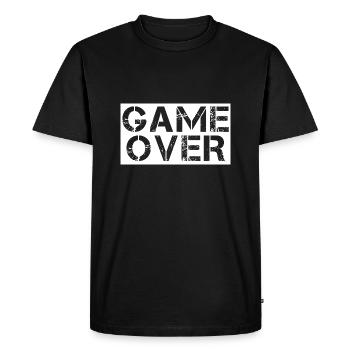 game over - T-shirt Premium bio Homme - noir - Devant - Nico (187cm)