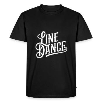 Danse en ligne Danse Country - Danse en ligne Tanzen - T-shirt Premium bio Homme - noir - Devant - Nico (187cm)