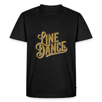 Danse en ligne Danse Country - Danse en ligne Tanzen - T-shirt Premium bio Homme - noir - Devant - Nico (187cm)
