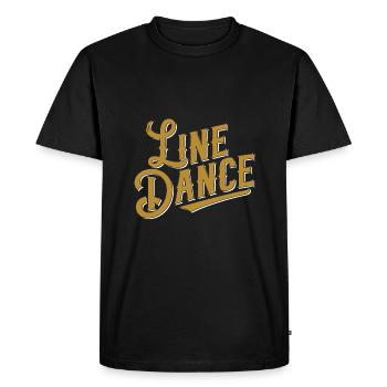 Danse en ligne La danse country est amusante - T-shirt Premium bio Homme - noir - Devant - Nico (187cm)