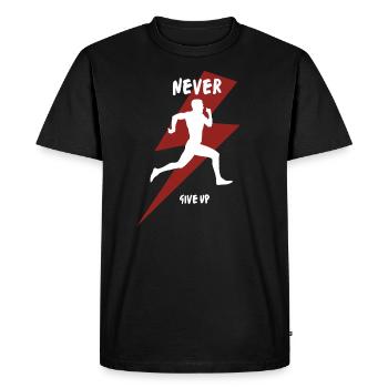 SPORT - T-shirt Premium bio Homme - noir - Devant - Nico (187cm)