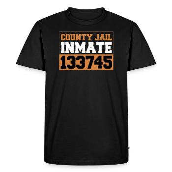 Détenu de la prison du comté - T-shirt Premium bio Homme - noir - Devant - Nico (187cm)