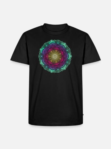 Mandala - T-shirt Premium bio Homme - noir