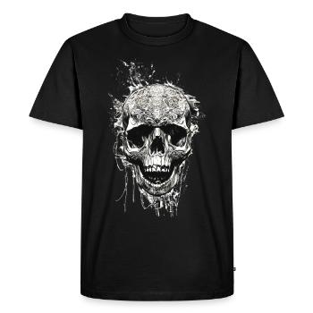 Vikings Rune nordique Vikings Valhalla Vikings - T-shirt Premium bio Homme - noir - Devant - Nico (187cm)