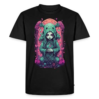 Occulte démon amour gothique Pastel Black Magic - T-shirt Premium bio Homme - noir - Devant - Nico (187cm)