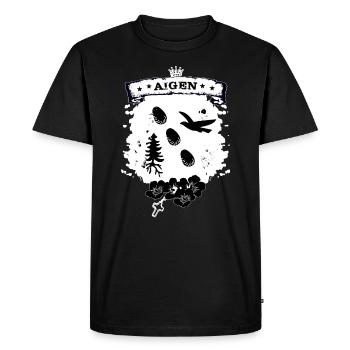 Aigen im Ennstal - T-shirt Premium bio Homme - noir - Devant - Nico (187cm)