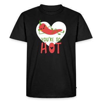 Vous êtes si piquants - T-shirt Premium bio Homme - noir - Devant - Nico (187cm)