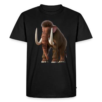 Realistic mammoth - Men's Premium Organic T-Shirt - black - Front - Nico (187cm)