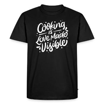 Chef, Chef, Foodie, Chef, Chef, cadeau de Fan de cuisine - T-shirt Premium bio Homme - noir - Devant - Nico (187cm)