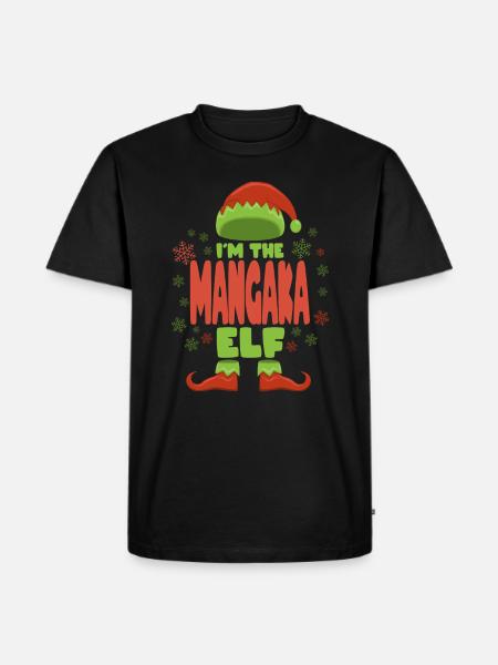 Mangaka Christmas Elf - Men's Premium Organic T-Shirt - black