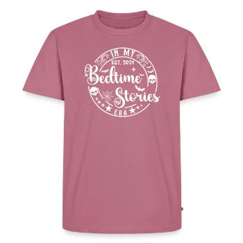 In My Bedtime Stories Era - Men's Premium Organic T-Shirt - mauve - Front - Nico (187cm)