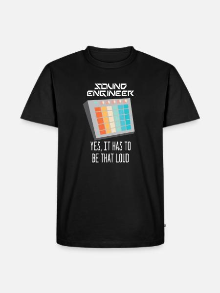 Sound engineer I sound engineer - Men's Premium Organic T-Shirt - black