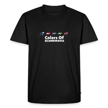 Colours of scandinavia - Scandinavie - T-shirt Premium bio Homme - noir - Devant - Nico (187cm)
