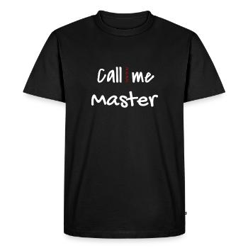 Master 2022 Graduation Graduation Graduation Graduation University - Men's Premium Organic T-Shirt - black - Front - Nico (187cm)