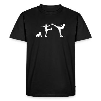 Figure skater Figure skating Ice skating - Men's Premium Organic T-Shirt - black - Front - Nico (187cm)