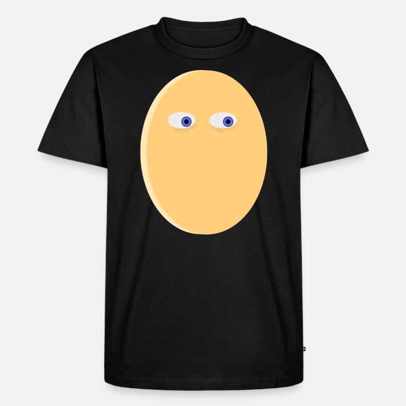 Eierkopp - Männer Premium Bio T-Shirt - Schwarz