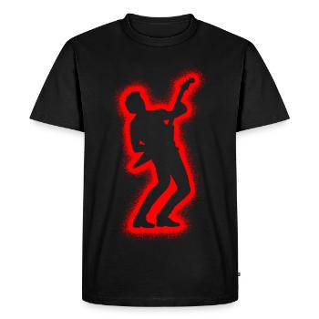 Guitarist Men's Kids Boys Guitar - Men's Premium Organic T-Shirt - black - Front - Nico (187cm)