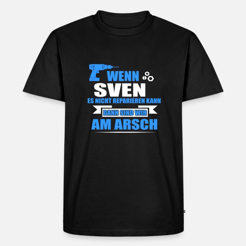 SVEN -Geschenk - Männer Premium Bio T-Shirt - Schwarz